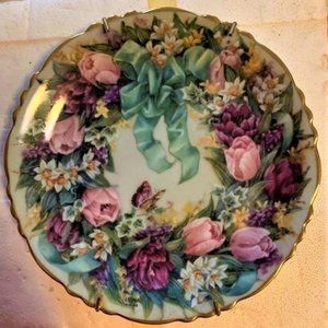 Bradford Exchange "Circle of Beauty" Ltd. Edition Collectors Plate by Lena Liu